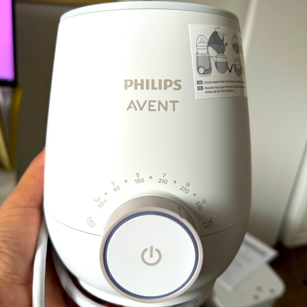 Philips Avent Premium Fast Bottle Warmer, Smart Temp Control, Water Bath Tech